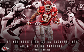 Breaking Tackles Wallpaper | Priest Holmes Media | Priest Holmes Wallpapers